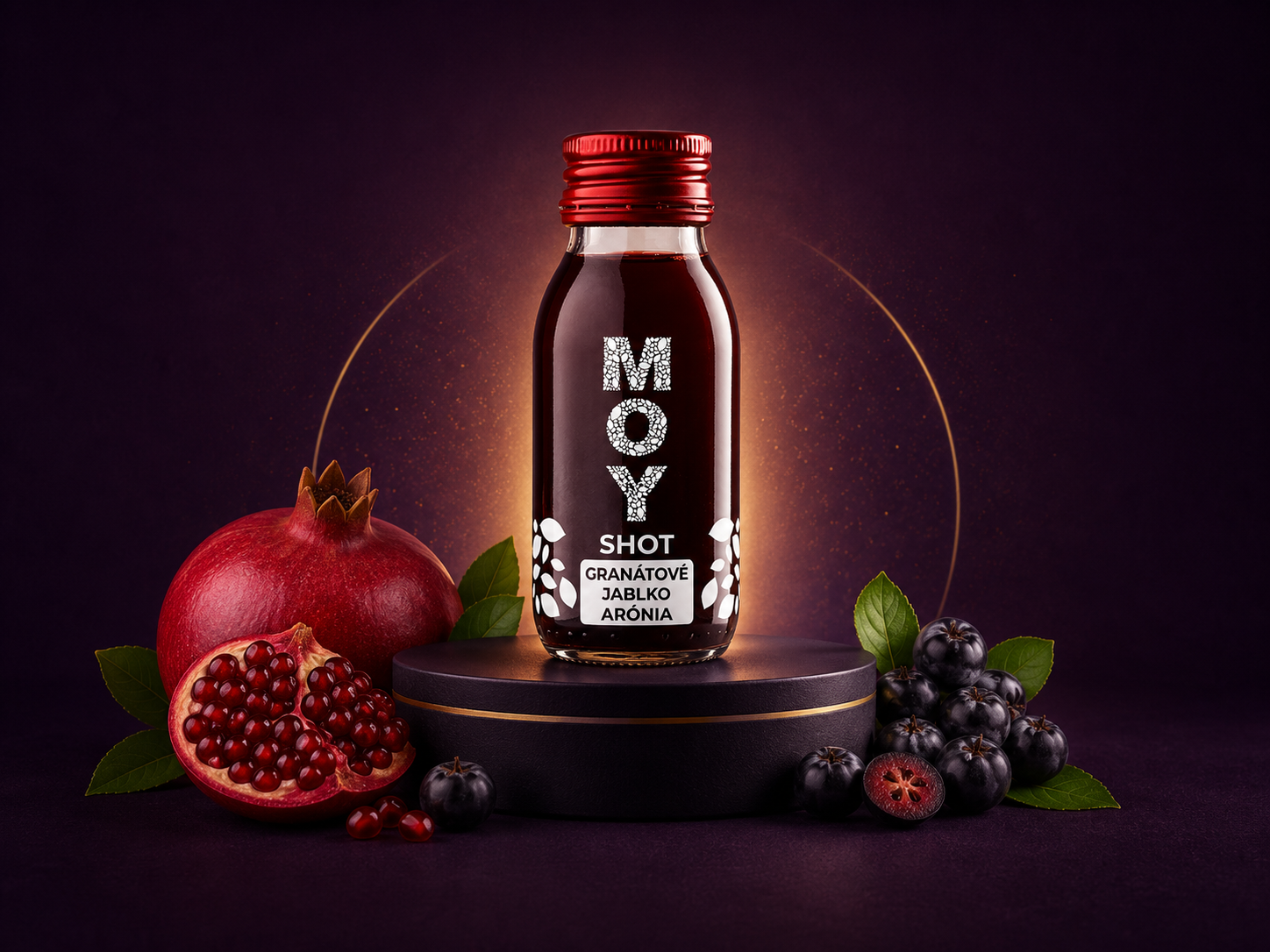 MOY Shot Granátové jablko + Arónia