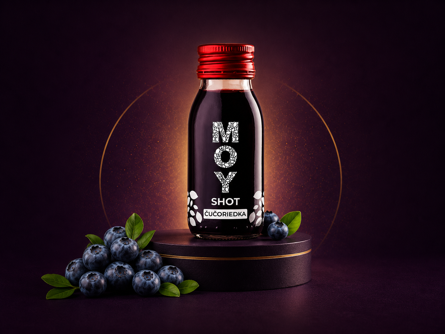 MOY Shot Čučoriedka